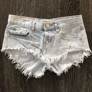 One Teaspoon Denim Shorts